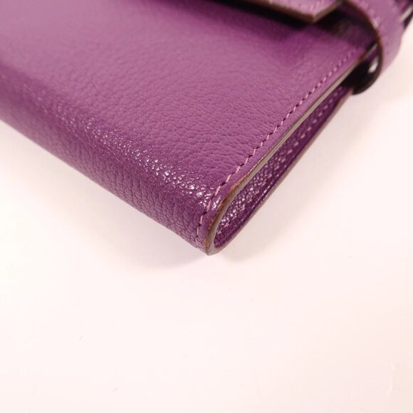 ❤️HERMES Kelly Long Wallet - Purple❤️ - Picture 8 of 11